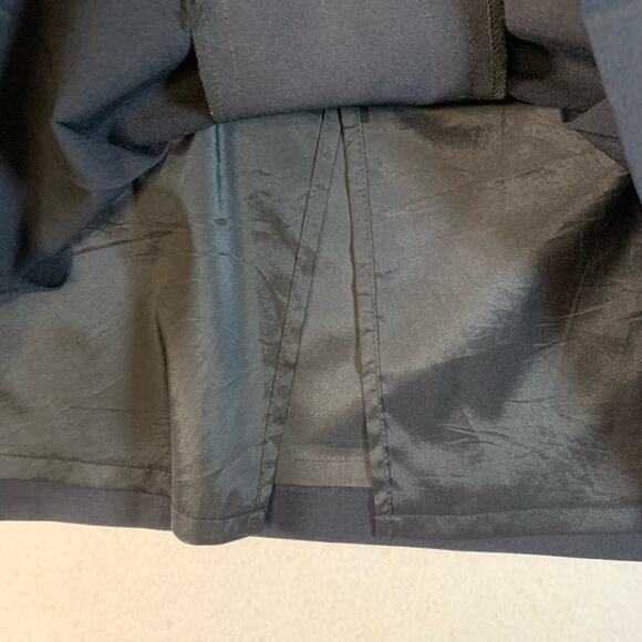 Ann Taylor Womens Virgin Wool Skirt Sz 6 Black Academia Career Professional - Picture 4 of 10